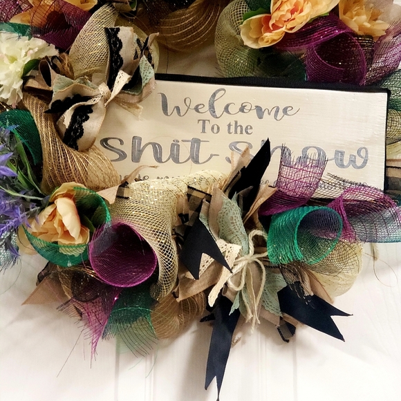 Funny front door Wreath - Picture 15 of 16